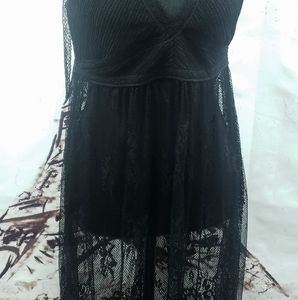 Nasty Gal Brooke Lace Black Dress